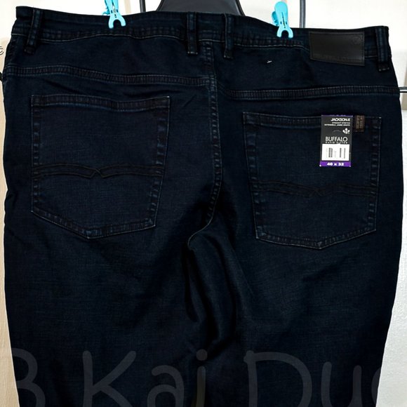 Buffalo Mens Jeans Jackson-x Straight Stretch 40x30 Dark wash - Picture 5 of 6